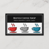 Carte de visite de café (Devant)