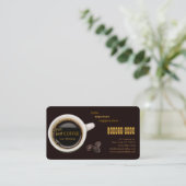 carte de visite de café (Debout devant)