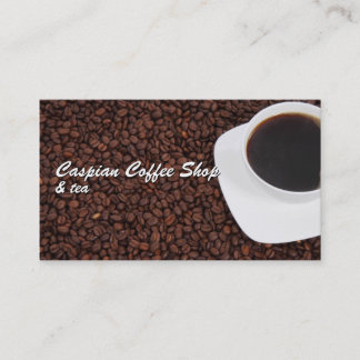 Carte de visite de café