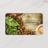 carte de visite de café (Dos)