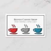 Carte de visite de café (Devant)