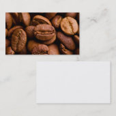 Carte de visite de café (Devant / Derrière)