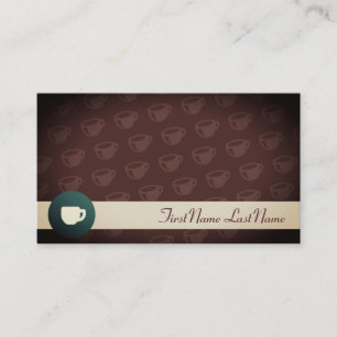 Carte de visite de café