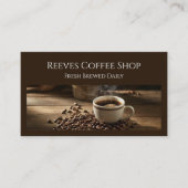 Carte de visite de café (Devant)