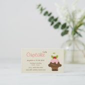 Carte de visite de café de petit gâteau (Debout devant)