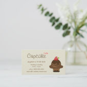 Carte de visite de café de petit gâteau (Debout devant)