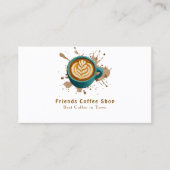 Carte de visite de café | Design imprimable (Devant)