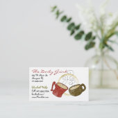 Carte de visite "de café-restaurant" (Debout devant)