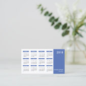 Carte de visite de calendrier Smart Professional (Debout devant)