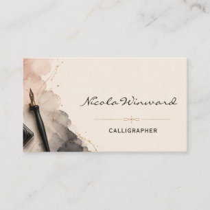 Carte de visite de calligraphe