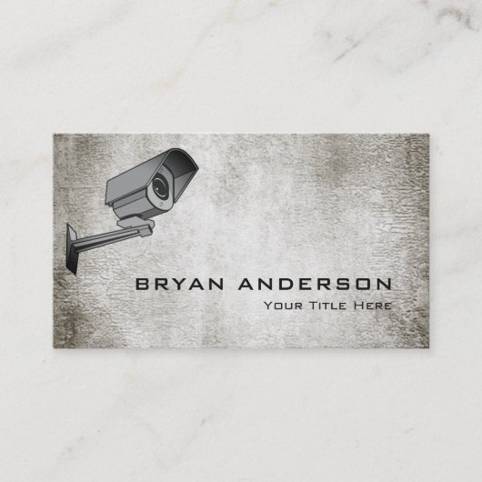 Carte de visite de caméra de succès (Devant)