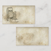 Carte de visite de caméra rétrospective (Devant / Derrière)