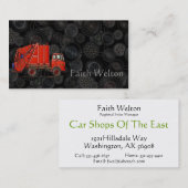 Carte de visite de camion de camion de déchets (Devant / Derrière)