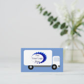 Carte de visite de camion de livraison (Debout devant)