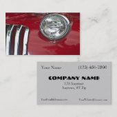 Carte de visite de camion de pompiers (Devant / Derrière)