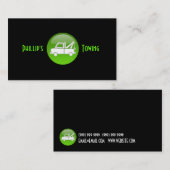 Carte de visite de camion-remorque (Devant / Derrière)