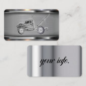 Carte de visite de camion-remorque (Devant / Derrière)