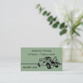 Carte de visite de camion Tow (Debout devant)