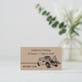 Carte de visite de camion Tow (Debout devant)