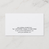 Carte de visite de camionnage (Dos)