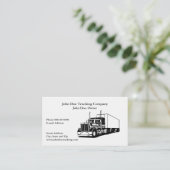 Carte de visite de camionnage (Debout devant)