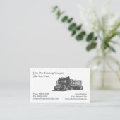 Carte de visite de camionnage (Debout devant)