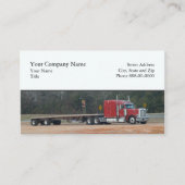 Carte de visite de camionnage (Devant)