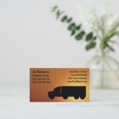Carte de visite de camionnage (Debout devant)