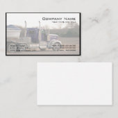 Carte de visite de camionnage (Devant / Derrière)