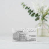 Carte de visite de camionnage (Debout devant)