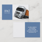 Carte de visite de camionnage (Devant / Derrière)