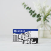 Carte de visite de camionnage (Debout devant)