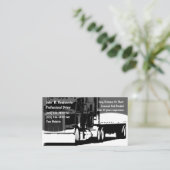 Carte de visite de camionnage (Debout devant)