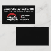 Carte de visite de camionnage à chaud (Devant / Derrière)