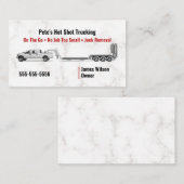 Carte de visite de camionnage à chaud (Devant / Derrière)