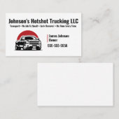 Carte de visite de camionnage à chaud (Devant / Derrière)