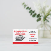 Carte de visite de camionnage à chaud (Debout devant)