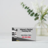 Carte de visite de camionnage à chaud (Debout devant)