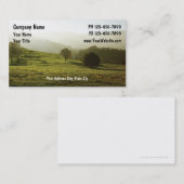 Carte de visite de campagne (Devant / Derrière)