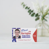 Carte de visite de campagne politique (Elect) (Debout devant)