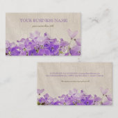 Carte de visite de campanule (Devant / Derrière)