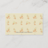 Carte de visite de canard (Dos)