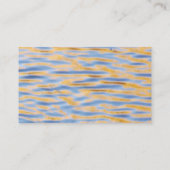 Carte de visite de canard en bois (Dos)