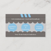 Carte de visite de Candy Shop (Dos)