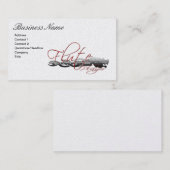 Carte de visite de cannelure (Devant / Derrière)