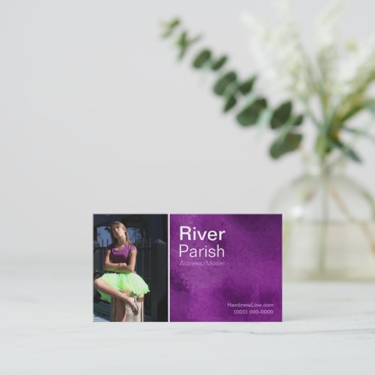 Carte de visite de capture d'écran (Debout devant)