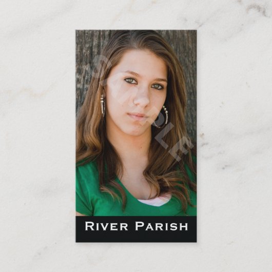 Carte de visite de capture d'écran de l'acteur de  (Devant)