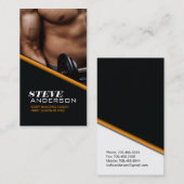 CARTE DE VISITE DE CAR DE MUSCULATION (Devant / Derrière)