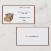 Carte de visite de CARGAISON (Devant / Derrière)