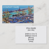 Carte de visite de cargo (Devant / Derrière)